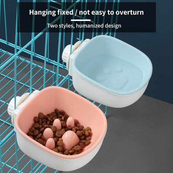 removable dog bowl slow feeder pet cat bowls hanging cage container drinking for supplies & feeders
removable dog bowl slow feeder pet cat bowls hanging cage container drinking for supplies & feeders