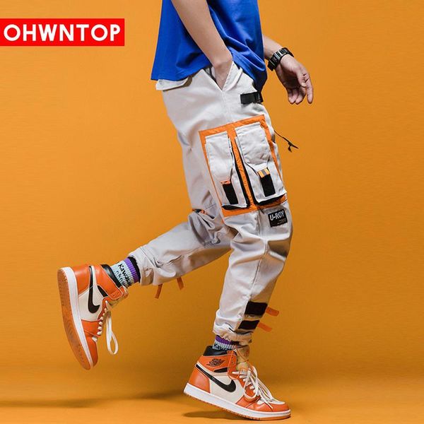 track pants man multi pockets cargo harem jogger men hip hop fashion casual trousers streetwear harajuku hipster sweatpant men's, Black
track pants man multi pockets cargo harem jogger men hip hop fashion casual trousers streetwear harajuku hipster sweatpant men's, Black