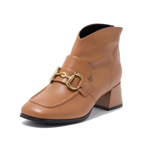 boots high heels women's 2021 winter short boots, first layer cowhide thick-heeled mid-heeled thick-heel riding, Black
boots high heels women's 2021 winter short boots, first layer cowhide thick-heeled mid-heeled thick-heel riding, Black