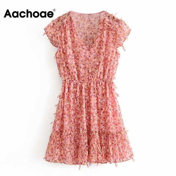 aachoae floral print mini dress women summer v neck boho beach dress ruffle short sleeve elastic waist chic dresses sundress 210413, Black;gray
aachoae floral print mini dress women summer v neck boho beach dress ruffle short sleeve elastic waist chic dresses sundress 210413, Black;gray