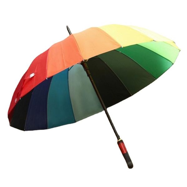 umbrellas 16k creative polyester cloth rainbow umbrella long handle automatic straight advertising beach windproof and rainproof
umbrellas 16k creative polyester cloth rainbow umbrella long handle automatic straight advertising beach windproof and rainproof