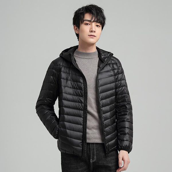 men's down & parkas 2021 winter men preppy style coat lightweight water-resistant packable hooded puffer jacket, Black
men's down & parkas 2021 winter men preppy style coat lightweight water-resistant packable hooded puffer jacket, Black