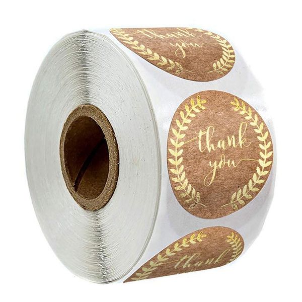 500pcs/roll round kraft paper thank you stickers handmade package business envelope seal label scrapbooking stationery supplies gift wrap
500pcs/roll round kraft paper thank you stickers handmade package business envelope seal label scrapbooking stationery supplies gift wrap