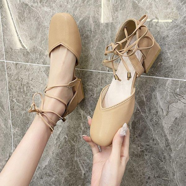 sandals round toe straps women's low shoes shallow mouth high heels 2021 summer all-match suit female beige lace up low-heeled h, Black
sandals round toe straps women's low shoes shallow mouth high heels 2021 summer all-match suit female beige lace up low-heeled h, Black