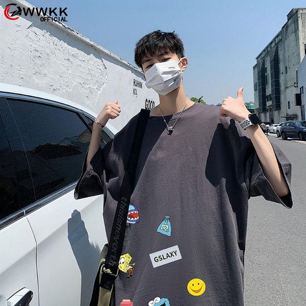 harajuku men summer short sleeve t shirts hip hop streetwear casual t-shirt 2021 oversized man daily wear men's t-shirts, White;black
harajuku men summer short sleeve t shirts hip hop streetwear casual t-shirt 2021 oversized man daily wear men's t-shirts, White;black