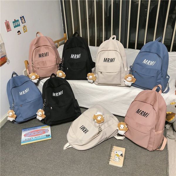 korean fashion women's backpack letter print trend school bag for girls nylon large-capacity travel
korean fashion women's backpack letter print trend school bag for girls nylon large-capacity travel