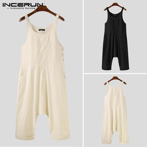 mens leisure solid rompers casual cotton jumpsuit fashion personality overalls pockets bib pants men suspender plus size men's, Black
mens leisure solid rompers casual cotton jumpsuit fashion personality overalls pockets bib pants men suspender plus size men's, Black