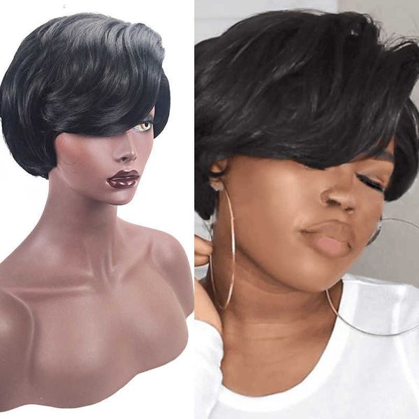 head cover black short curly hair women's partial bobo head direct chemical fiber wig
head cover black short curly hair women's partial bobo head direct chemical fiber wig