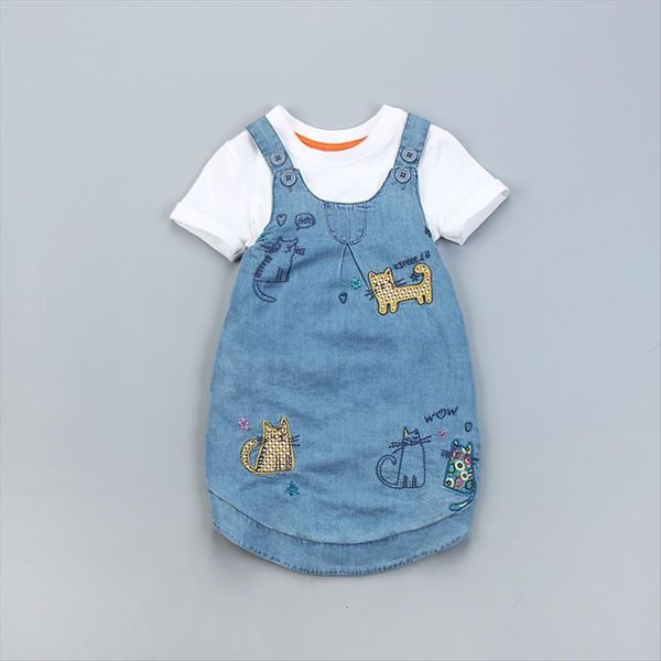 summer embroidered cat girls womens skirt denim jeans baby girl cowboy back kids suspender 2 8 years clothes, Blue
summer embroidered cat girls womens skirt denim jeans baby girl cowboy back kids suspender 2 8 years clothes, Blue