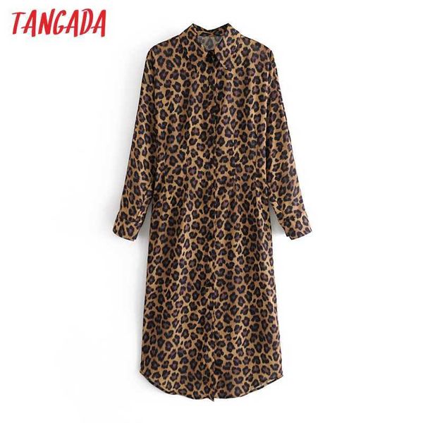 tangada fashion women leopard print loose shirt dress with slash long sleeve high street ladies midi dress 3a105 210609, Black;gray
tangada fashion women leopard print loose shirt dress with slash long sleeve high street ladies midi dress 3a105 210609, Black;gray