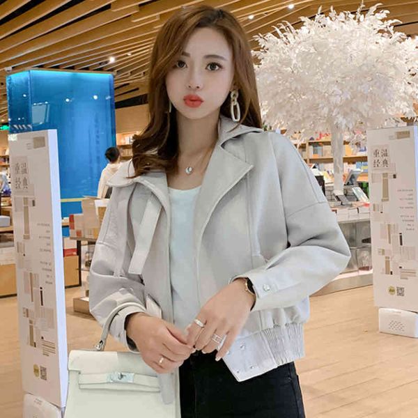 autumn winter elegant women faux leather jacket batwing sleeve loose biker coat casual punk jackets 210423, Black
autumn winter elegant women faux leather jacket batwing sleeve loose biker coat casual punk jackets 210423, Black