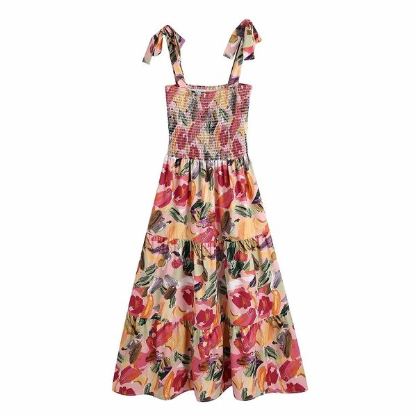 summer dress floral print pleated strap midi es women vintage slip backless ruched party woman elastic waist 210430, Black;gray
summer dress floral print pleated strap midi es women vintage slip backless ruched party woman elastic waist 210430, Black;gray