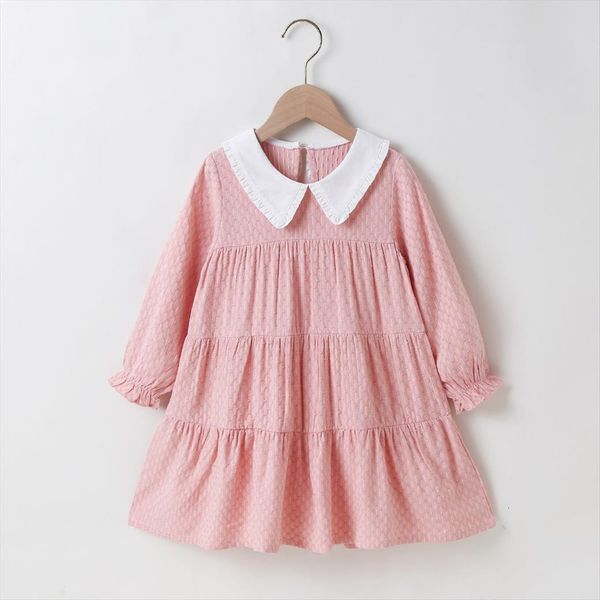 winter girls cute cotton girl dresses long sleeve pink solid loose vestidos 18m 6t, Red;yellow
winter girls cute cotton girl dresses long sleeve pink solid loose vestidos 18m 6t, Red;yellow