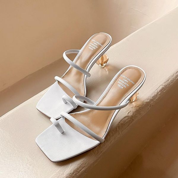 women sandals toe ring slippes shaped with slides high heels summer pumps shoes woman black white 
women sandals toe ring slippes shaped with slides high heels summer pumps shoes woman black white