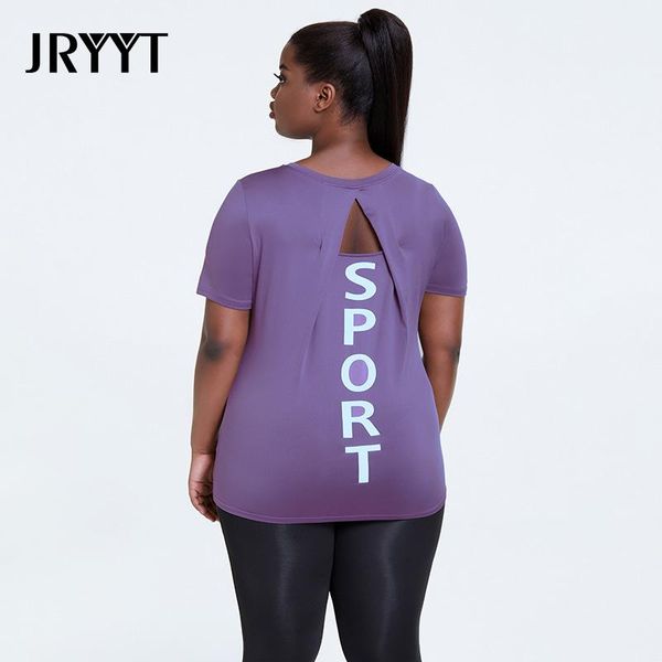 plus size t-shirt jryyt gym open back workout women quick dry fitness running female breathable sport yoga shirts 4xl 2021
plus size t-shirt jryyt gym open back workout women quick dry fitness running female breathable sport yoga shirts 4xl 2021