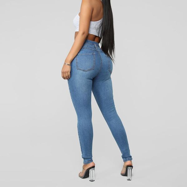 women's jeans high waist skinny causal hole pant stretch slim denim trousers ripped distressed long pants button ladies jeggings, Blue
women's jeans high waist skinny causal hole pant stretch slim denim trousers ripped distressed long pants button ladies jeggings, Blue