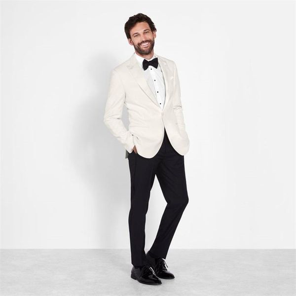 mens suits 2 piece (coat+pants) custom made groom tuxedos lapel black and white wedding formal party prom suit men's & blazers, White;black
mens suits 2 piece (coat+pants) custom made groom tuxedos lapel black and white wedding formal party prom suit men's & blazers, White;black