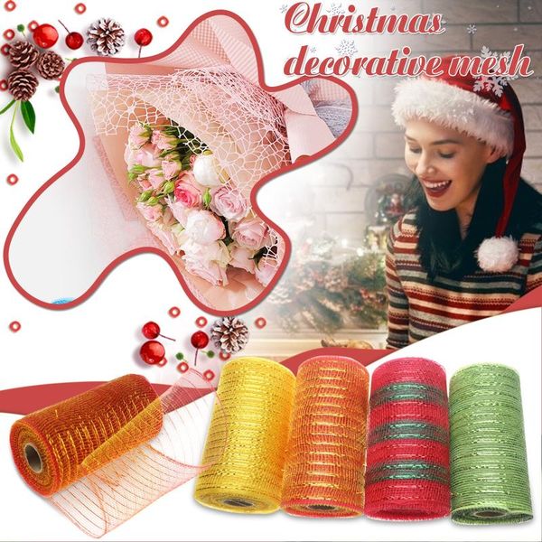 gift wrap 15cm*10 yards christmas decoration mesh, flower packing net, bow gauze net party diy decorations holiday festival supplies
gift wrap 15cm*10 yards christmas decoration mesh, flower packing net, bow gauze net party diy decorations holiday festival supplies