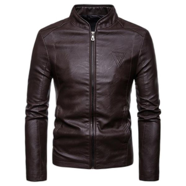 men's trench coats windbreaker jacket spring and winter solid color long-sleeved stand-collar zipper biker male leather, Tan;black
men's trench coats windbreaker jacket spring and winter solid color long-sleeved stand-collar zipper biker male leather, Tan;black