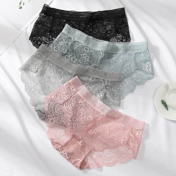 women's panties 4pcs/lot women lace seamless underwear low-rise briefs nylon cotton crothch transparent lingerie, Black;pink
women's panties 4pcs/lot women lace seamless underwear low-rise briefs nylon cotton crothch transparent lingerie, Black;pink