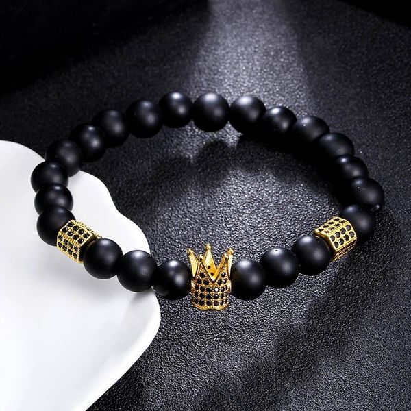 charm bracelets selling bracelet natural stone beads buddha bead copper material setting zircon noble crown design, Golden;silver
charm bracelets selling bracelet natural stone beads buddha bead copper material setting zircon noble crown design, Golden;silver