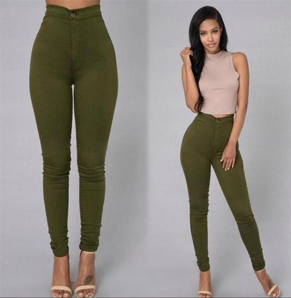 women's leggings spring summer hip fashion casual jeans high waist elastic large size tight pencil pants candy color, Black
women's leggings spring summer hip fashion casual jeans high waist elastic large size tight pencil pants candy color, Black
