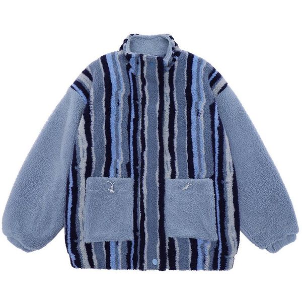 men's jackets men striped printed padded harajuku fleece thick warm parka coats oversized couple lamb wool patchwork, Black;brown
men's jackets men striped printed padded harajuku fleece thick warm parka coats oversized couple lamb wool patchwork, Black;brown