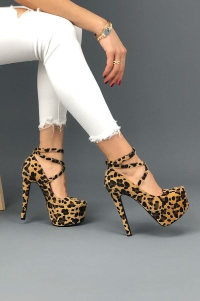 dress shoes brione leopard heels women season modern design high platform heel women's fashion, Black
dress shoes brione leopard heels women season modern design high platform heel women's fashion, Black