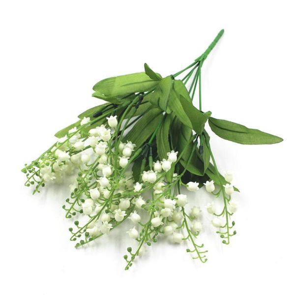decorative flowers & wreaths artificial wedding bouquet lily of the valley convallaria majalis keiskei plastic fake faux living room decor
decorative flowers & wreaths artificial wedding bouquet lily of the valley convallaria majalis keiskei plastic fake faux living room decor