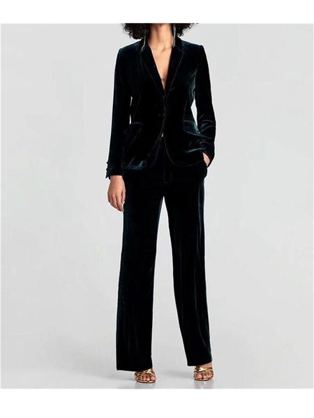 autumn velvet women suits (jacket+pants)women business pantsuit office style female trouser suit custom made women's two piece pants, White
autumn velvet women suits (jacket+pants)women business pantsuit office style female trouser suit custom made women's two piece pants, White