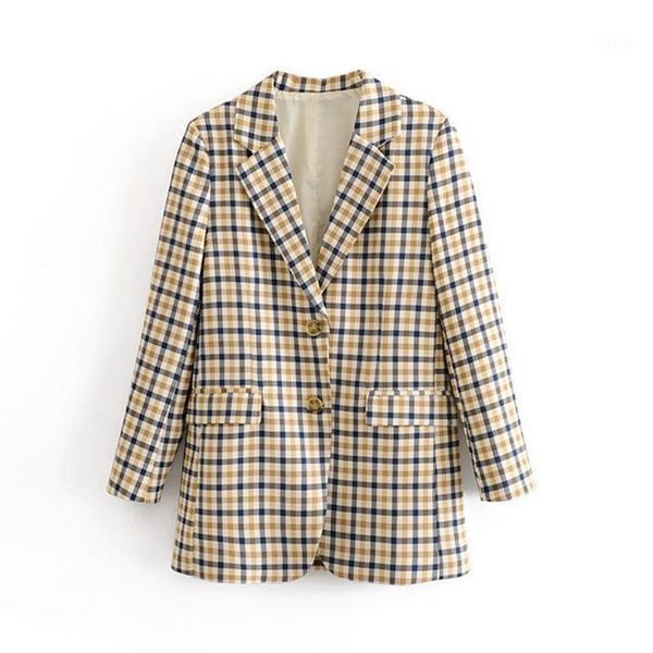 ladies pockets single breasted casual jacket female chaqueta fashion plaid women blazers long sleeve buttons office warm coat women's s, White;black
ladies pockets single breasted casual jacket female chaqueta fashion plaid women blazers long sleeve buttons office warm coat women's s, White;black