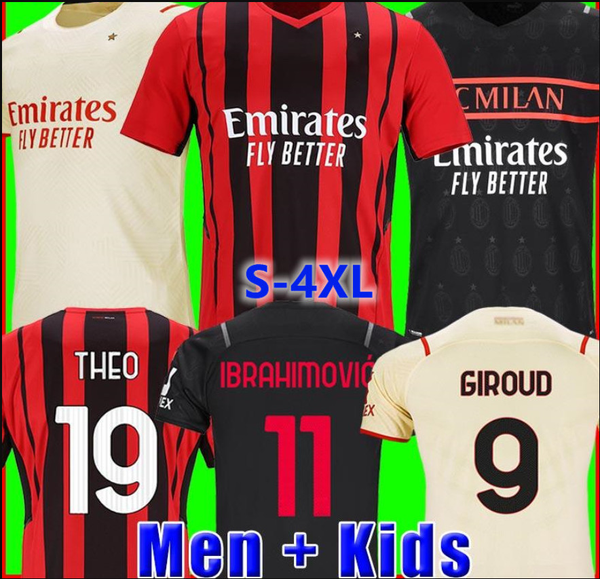 s-4xl ac 21 22 soccer jersey ibrahimovic giroud bennacer kessie romagnoli calhanoglu 2021 2022 football shirt tonali rebic maillot men + kid, Black;yellow
s-4xl ac 21 22 soccer jersey ibrahimovic giroud bennacer kessie romagnoli calhanoglu 2021 2022 football shirt tonali rebic maillot men + kid, Black;yellow