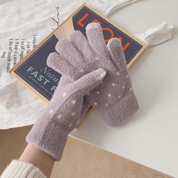 five fingers gloves female winter thickening students cold protection and warmth cute cycling youth points finger touch screen cotton, Blue;gray
five fingers gloves female winter thickening students cold protection and warmth cute cycling youth points finger touch screen cotton, Blue;gray