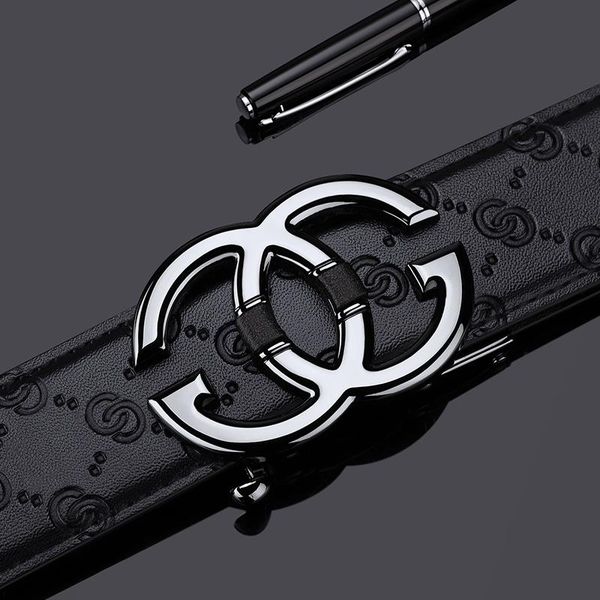 belts men business silver gold automatic buckle belt letter pringing genuine cow leather black, Black;brown
belts men business silver gold automatic buckle belt letter pringing genuine cow leather black, Black;brown