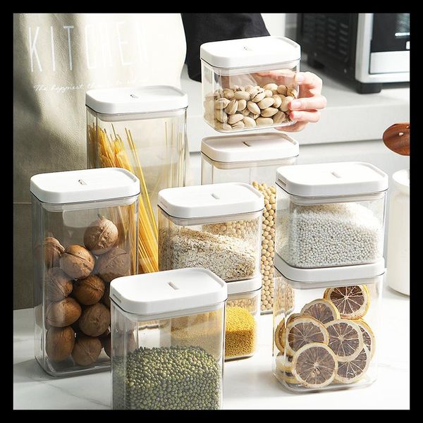storage bottles & jars food grade sealed , plastic transparent kitchen boxes, dry goods bottles, milk powder
storage bottles & jars food grade sealed , plastic transparent kitchen boxes, dry goods bottles, milk powder
