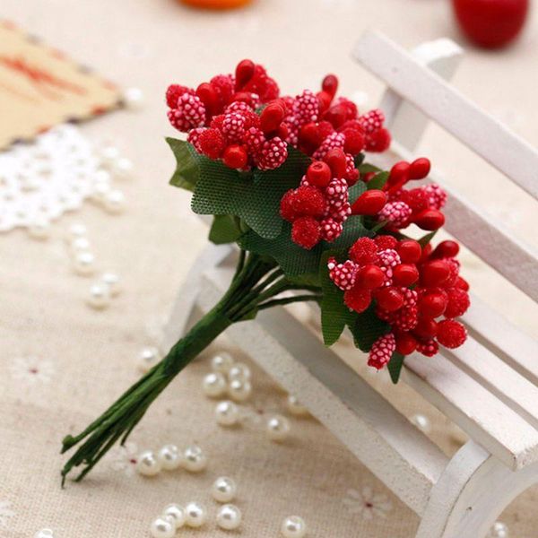 decorative flowers & wreaths 12pcs mini artificial pip berries stem bunch foam fruit flower stamens for diy craft garland wedding box decora
decorative flowers & wreaths 12pcs mini artificial pip berries stem bunch foam fruit flower stamens for diy craft garland wedding box decora