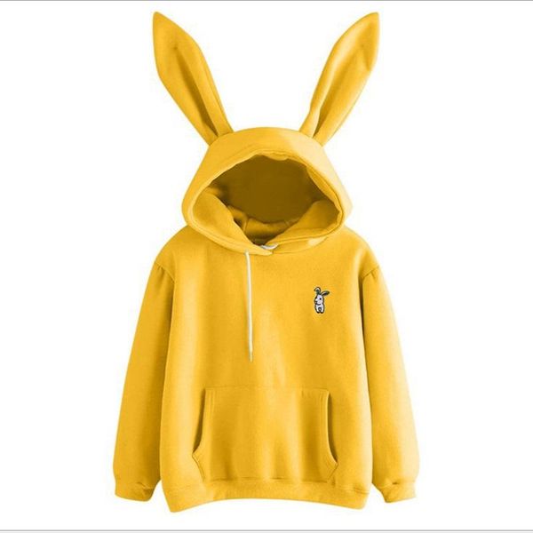 autumn winter women hoodies kawaii ears fashion hoody casual solid color warm sweatshirt for women's & sweatshirts, Black
autumn winter women hoodies kawaii ears fashion hoody casual solid color warm sweatshirt for women's & sweatshirts, Black