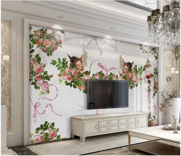 wallpapers custom po 3d wallpaper european little angel cupid rose living room home decor wall murals for walls 3 d 
wallpapers custom po 3d wallpaper european little angel cupid rose living room home decor wall murals for walls 3 d