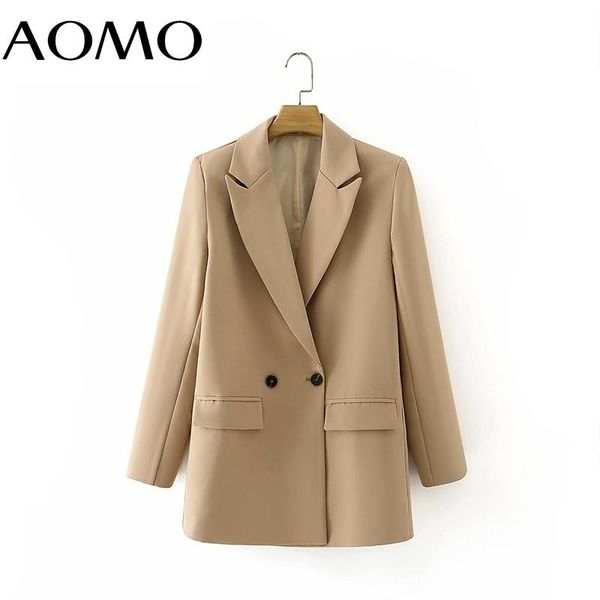 women's suits & blazers aomo women khaki blazer coat vintage notched collar pocket 2021 fashion female casual chic da02a, White;black
women's suits & blazers aomo women khaki blazer coat vintage notched collar pocket 2021 fashion female casual chic da02a, White;black
