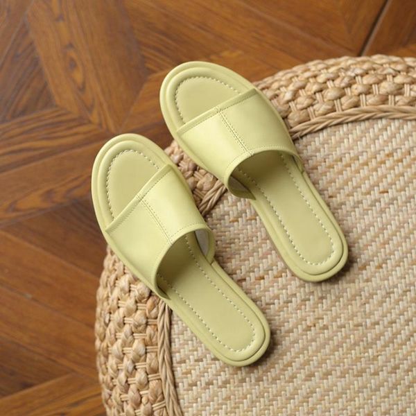 slippers girseaby summer 2021 women natural genuine leather flat slides round toe sheepskin ladies footwear white b2654, Black
slippers girseaby summer 2021 women natural genuine leather flat slides round toe sheepskin ladies footwear white b2654, Black