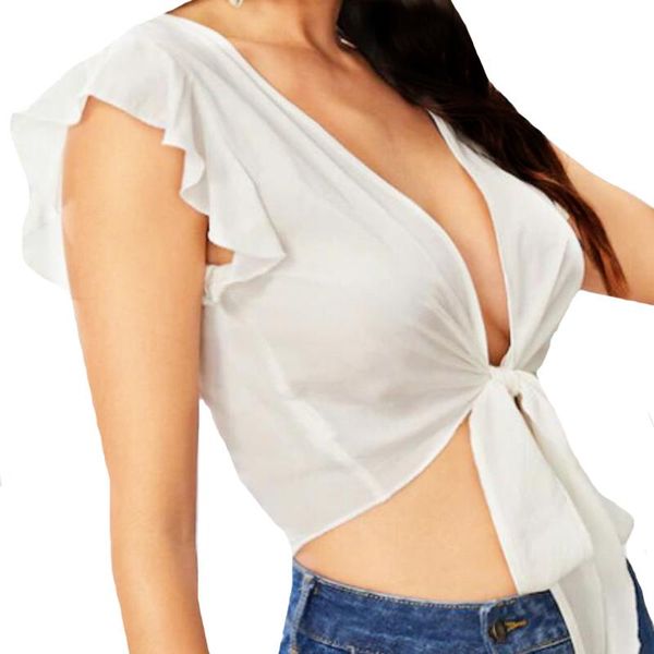 women's t-shirt 2021 summer beach tshirt women bow solid crop sleeveless deep v neck woman tees clubwear girls white
women's t-shirt 2021 summer beach tshirt women bow solid crop sleeveless deep v neck woman tees clubwear girls white