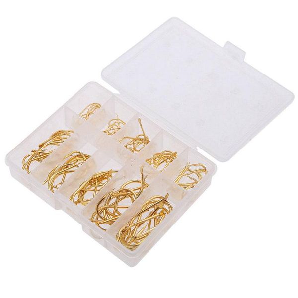 golden 100pcs 10 size carp fishing hooks sharpened good for tools accessories needle with box fish hook pesca
golden 100pcs 10 size carp fishing hooks sharpened good for tools accessories needle with box fish hook pesca