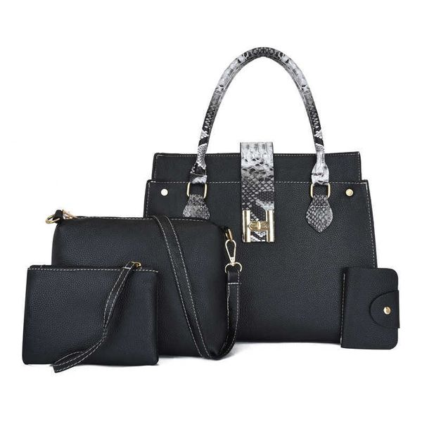 4pcs women's bag 4 pcs set fashion pu leather ladies handbag serpentine messenger shoulder wallet s famous brand
4pcs women's bag 4 pcs set fashion pu leather ladies handbag serpentine messenger shoulder wallet s famous brand