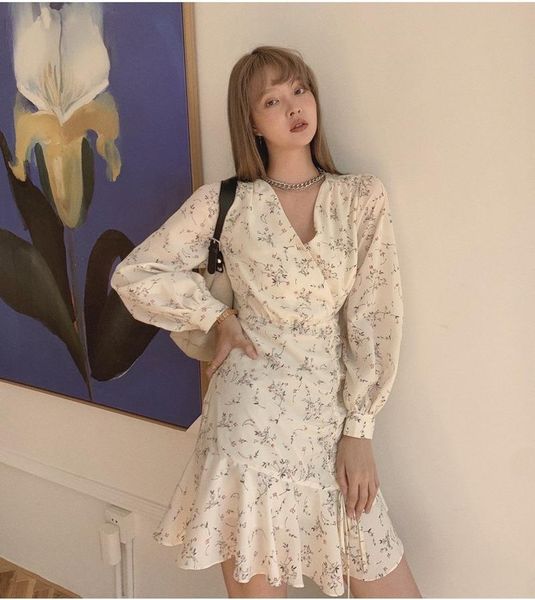 casual dresses korean fashion elegant floral dress summer women sweet v neck ruffles mini cottagecore girl cute basic long sleeve, Black;gray
casual dresses korean fashion elegant floral dress summer women sweet v neck ruffles mini cottagecore girl cute basic long sleeve, Black;gray