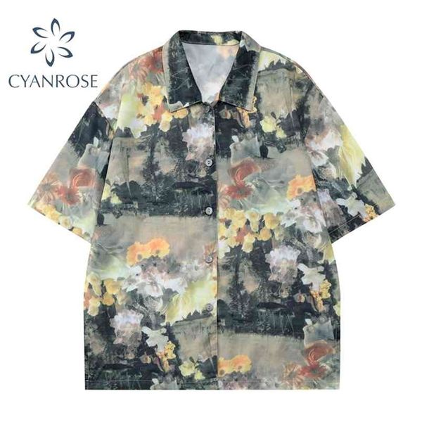 short sleeve tie dye cardigan blouses women summer vintage oversized bf streetwear loose shirts female lapel beach blusas 210515, White
short sleeve tie dye cardigan blouses women summer vintage oversized bf streetwear loose shirts female lapel beach blusas 210515, White