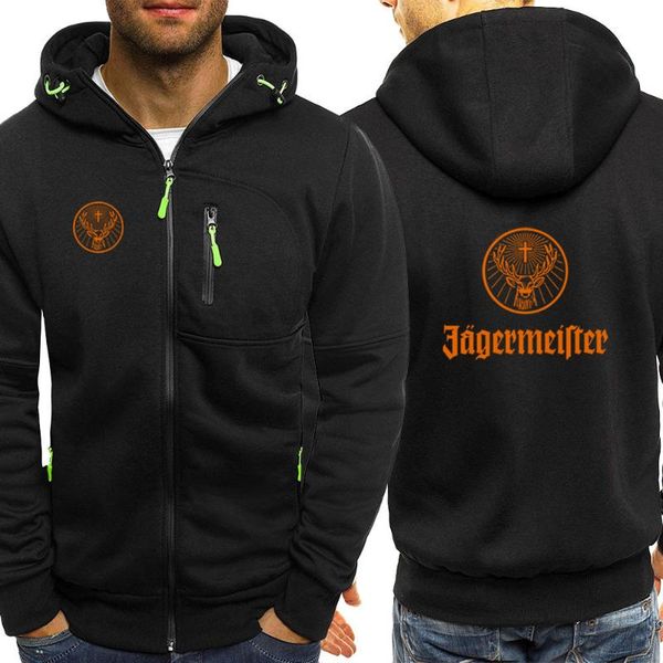 men's hoodies & sweatshirts 2021 men jagermeister logo cotton casual sweatshirt half full zip hooded cardigan brand clothing, Black
men's hoodies & sweatshirts 2021 men jagermeister logo cotton casual sweatshirt half full zip hooded cardigan brand clothing, Black