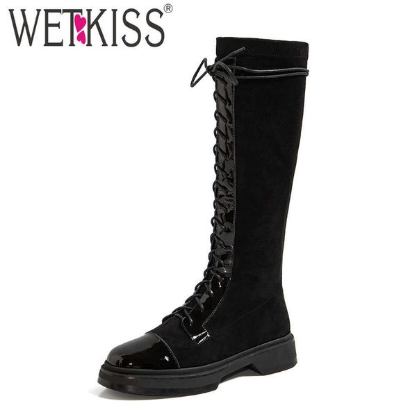 wetkiss ladies knee boots women cross tied flat round toe knee high boot lace up platform autumn winter shoes woman big size 210630, Black
wetkiss ladies knee boots women cross tied flat round toe knee high boot lace up platform autumn winter shoes woman big size 210630, Black