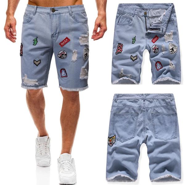men's shorts summer men business denim fashion casual stretch slim blue short jeans male, White;black
men's shorts summer men business denim fashion casual stretch slim blue short jeans male, White;black