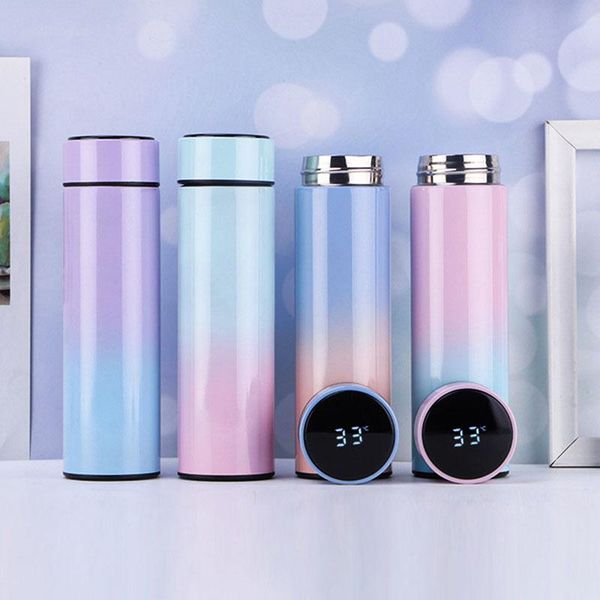 500ml insulated vacuum flask smart stainless steel thermal water bottle with display screen waterproof thermo mug coffee cup bottles
500ml insulated vacuum flask smart stainless steel thermal water bottle with display screen waterproof thermo mug coffee cup bottles