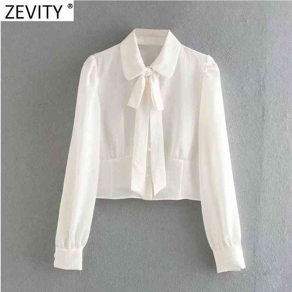 zevity women fashion bow decoration solid casual short blouse office ladies pearl button shirt chic chemise ls7383 210419, White
zevity women fashion bow decoration solid casual short blouse office ladies pearl button shirt chic chemise ls7383 210419, White